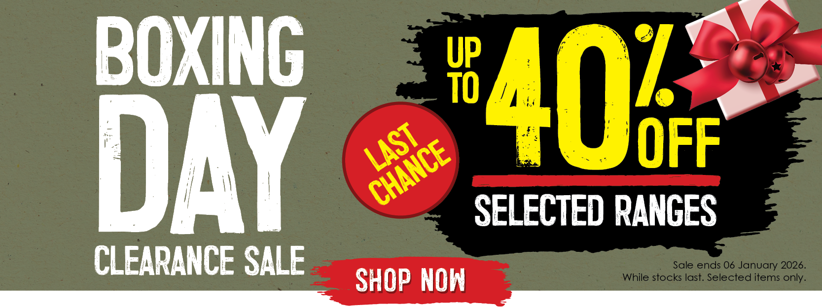 Boxing Day Clearance Sale | Shop Now